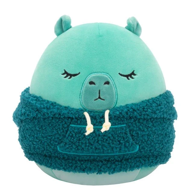 JAZWARES Squishmallow 12 Inch Nastia The Capybara With Hoodie Plush Toy 3 JAZWARES Squishmallow 12 Inch Nastia The Capybara With Hoodie Plush Toy