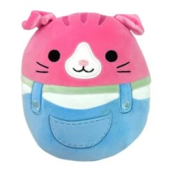 JAZWARES Squishmallow 12 Inch Geraldine The Cat In Overalls Plush Toy