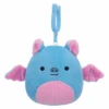 JAZWARES Squishmallow 3.5 Inch Boyle The Blue Fruit Bat Plush Clip