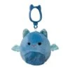 JAZWARES Squishmallow 3.5 Inch Este The Blue Bat Halloween Plush Clip
