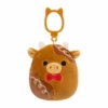 JAZWARES Squishmallow 3.5 Inch Jericho The Gingerbread Cow Christmas Plush Clip -Owl & Goose Gifts Store 35jercow a squishmallow 35 inch jericho the gingerbread cow christmas plush clip 148077