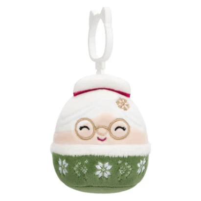 JAZWARES Squishmallow 3.5 Inch Nicolette The Mrs. Claus With Green Outfit Christmas Plush Clip 3 JAZWARES Squishmallow 3.5 Inch Nicolette The Mrs. Claus With Green Outfit Christmas Plush Clip