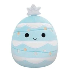 JAZWARES Squishmallow 5 Inch Keiko The Blue Tree Christmas Plush Toy