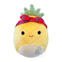 JAZWARES Squishmallow 5 Inch Maui The Pineapple With Headband Plush Toy