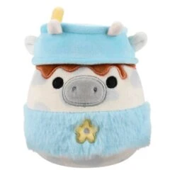 JAZWARES Squishmallow 5 Inch Mustafa The Latte Cow Easter Plush Toy