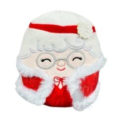 JAZWARES Squishmallow 5 Inch Nicolette The Mrs. Claus With Headband And Cape Christmas Plush Toy