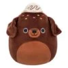 JAZWARES Squishmallow 5 Inch Rico The Brownie Chocolate Lab Plush Toy -Owl & Goose Gifts Store 5riclab squishmallow 5 inch rico the brownie chocolate lab plush toy 837779