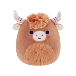 JAZWARES Squishmallow 5 Inch Wilfred The Highland Cow Plush Toy