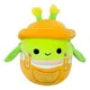 JAZWARES Squishmallow 5 Inch Pilar The Grasshopper In Overalls Plush Toy -Owl & Goose Gifts Store 60436666 BDB0 4055 896A AF2042F4231B