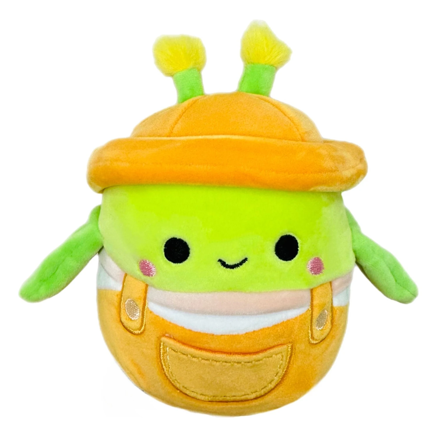 JAZWARES Squishmallow 5 Inch Pilar The Grasshopper In Overalls Plush Toy 3 JAZWARES Squishmallow 5 Inch Pilar The Grasshopper In Overalls Plush Toy