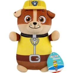 JAZWARES Squishmallow 10 Inch Rubble Paw Patrol Hug Mees Plush Toy
