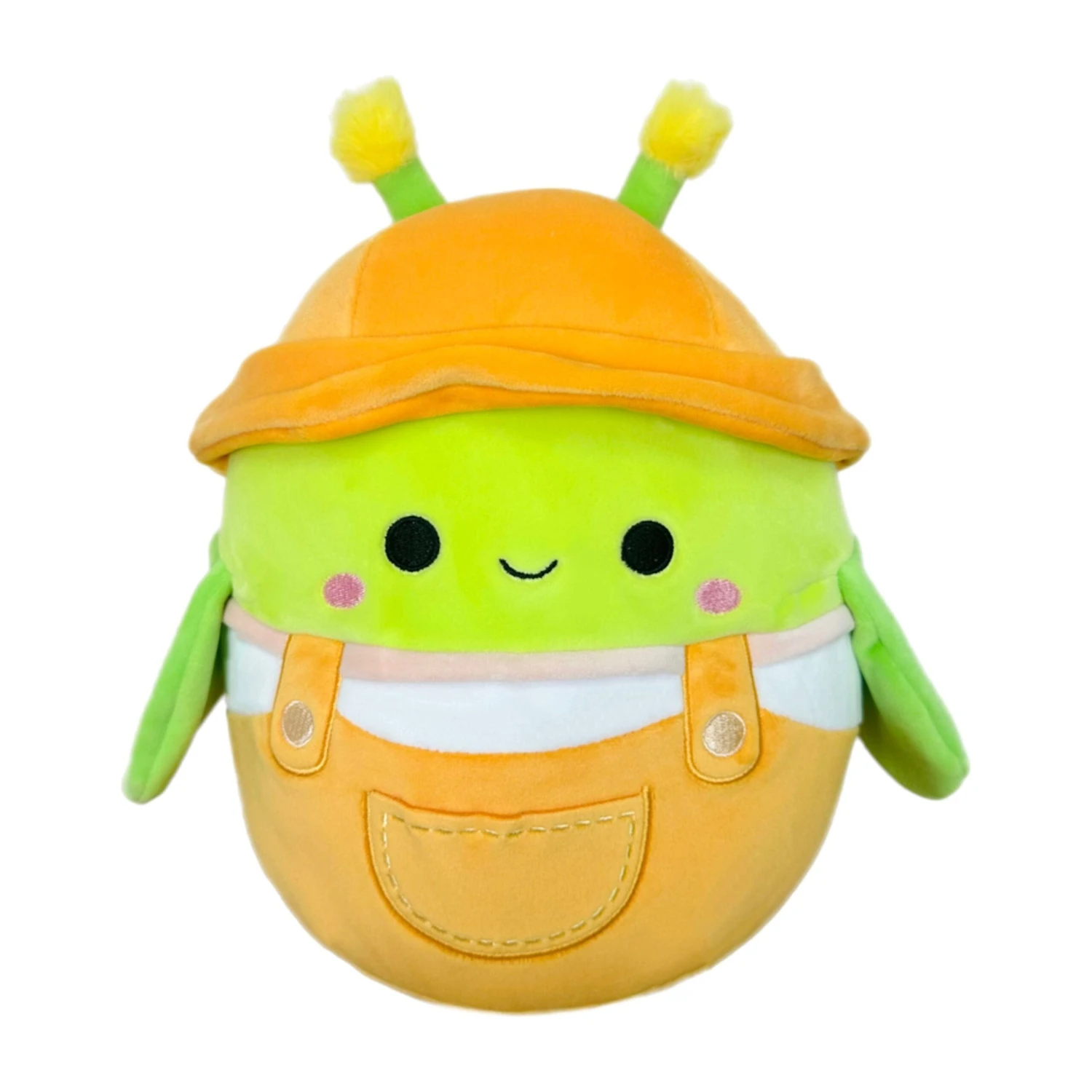 JAZWARES Squishmallow 8 Inch Pilar The Grasshopper In Overalls Plush Toy 3 JAZWARES Squishmallow 8 Inch Pilar The Grasshopper In Overalls Plush Toy