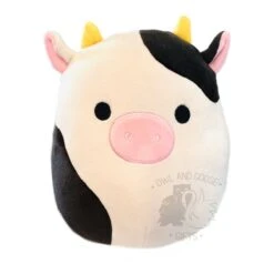 JAZWARES Squishmallow 8 Inch Connor The Cow Plush Toy
