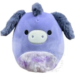 JAZWARES Squishmallow 8 Inch Deacon The Donkey Plush Toy