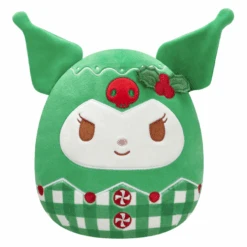 JAZWARES Squishmallow 8 Inch Kuromi Christmas Sanrio Plush Toy