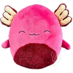 JAZWARES Squishmallow 8 Inch IndieMae The Maroon Axolotl Plush Toy