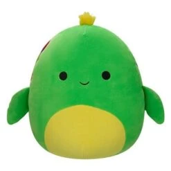 JAZWARES Squishmallow 8 Inch Lars The Neon Green Sea Turtle Plush Toy