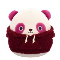 JAZWARES Squishmallow 8 Inch Ponder The Panda With Hoodie Plush Toy