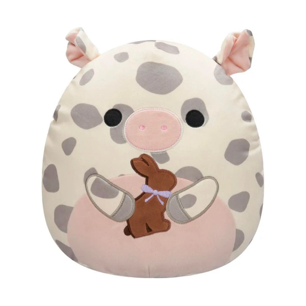 JAZWARES Squishmallow 8 Inch Rosie The Pig With Chocolate Bunny Easter Plush Toy 3 JAZWARES Squishmallow 8 Inch Rosie The Pig With Chocolate Bunny Easter Plush Toy