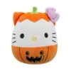 JAZWARES Squishmallow 8 Inch Hello Kitty Pumpkin Halloween Sanrio Plush Toy -Owl & Goose Gifts Store 8snh hello squishmallow 8 inch hello kitty pumpkin halloween sanrio plush toy 174902