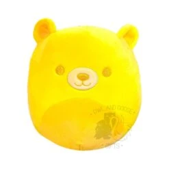 JAZWARES Squishmallow 8 Inch Sozo The Yellow Neon Bear Plush Toy