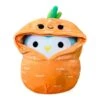 JAZWARES Squishmallow 8 Inch Winston The Owl In Carrot Costume Plush Toy