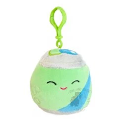 JAZWARES Squishmallow 3.5 Inch Gist The Soda Neon Foods Plush Clip