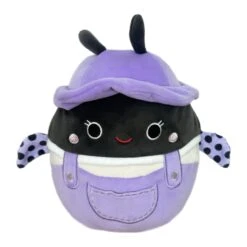 JAZWARES Squishmallow 8 Inch Citlalli The Ladybug In Overalls Plush Toy