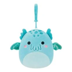 JAZWARES Squishmallow 3.5 Inch Theotto The Cthulhu Monster Plush Clip