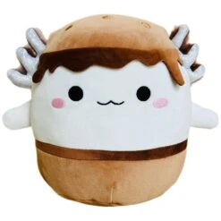 JAZWARES Squishmallow 12 Inch Prometheus The Smores Axolotl Plush Toy