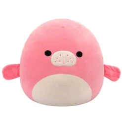 JAZWARES Squishmallow 5 Inch Morlai The Pink Manatee Plush Toy