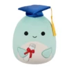 JAZWARES Squishmallow 8 Inch Perry The Dolphin With Graduation Cap Plush Toy