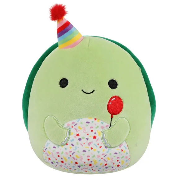 JAZWARES Squishmallow 5 Inch Henry The Turtle With Birthday Hat Plush Toy 3 JAZWARES Squishmallow 5 Inch Henry The Turtle With Birthday Hat Plush Toy