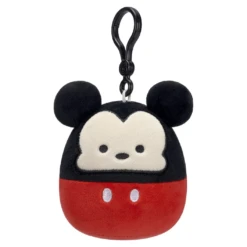 JAZWARES Squishmallow 3.5 Inch Mickey Mouse Disney Plush Clip