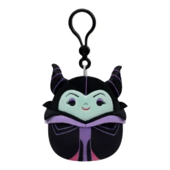 JAZWARES Squishmallow 3.5 Inch Maleficent Disney Villains Plush Clip