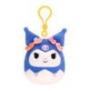 JAZWARES Squishmallow 3.5 Inch Sanrio Tropical Kuromi Plush Clip