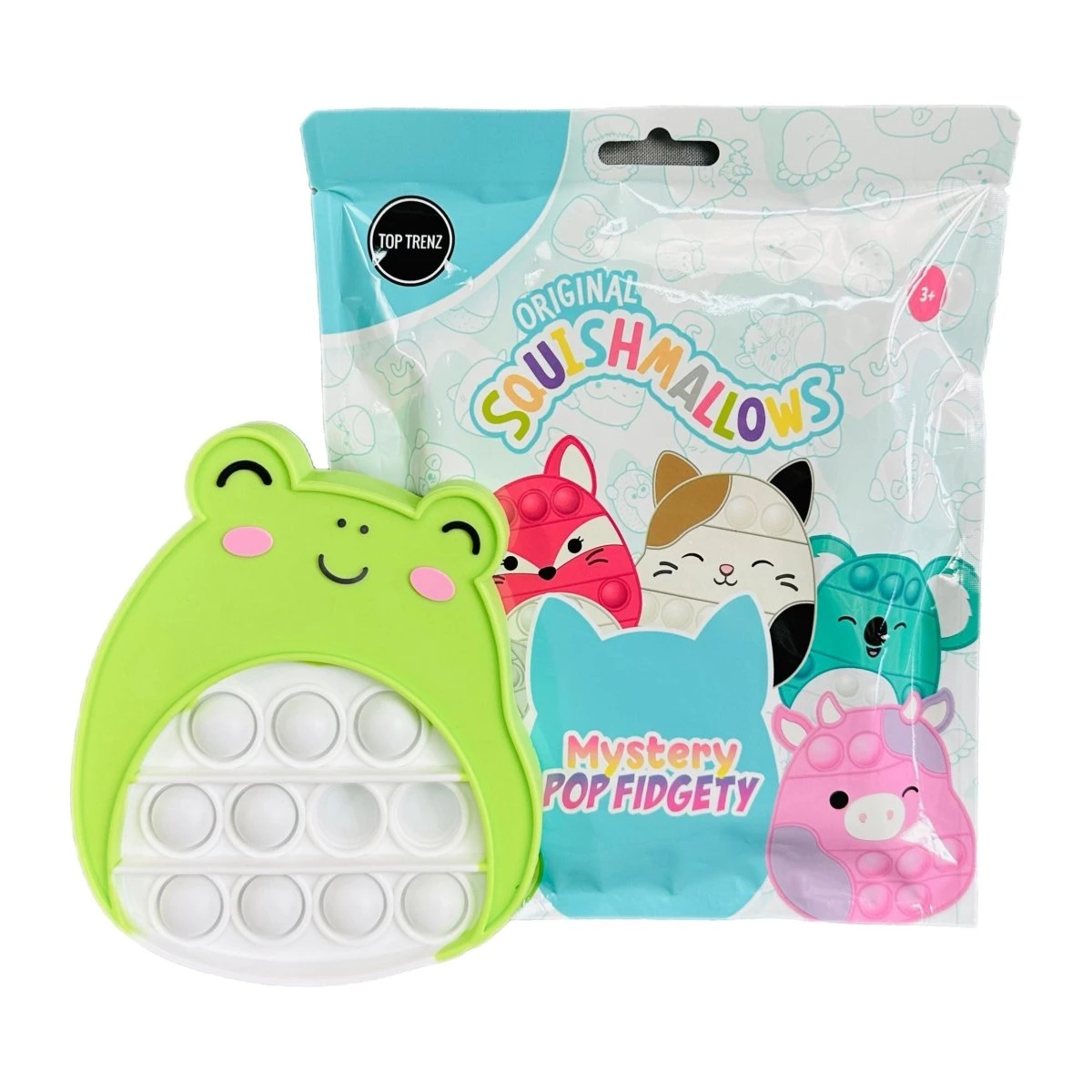 Top Trenz Squishmallow 5 Inch Mystery Pop Fidgety Blind Pack Fidget Toy 3 Top Trenz Squishmallow 5 Inch Mystery Pop Fidgety Blind Pack Fidget Toy