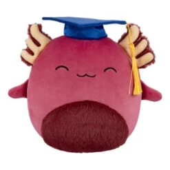 JAZWARES Squishmallow 8 Inch IndieMae The Axolotl With Graduation Cap Plush Toy