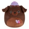 JAZWARES Squishmallow 12 Inch Rico The Brownie Chocolate Lab With Hearts Valentine Plush Toy -Owl & Goose Gifts Store unnamed 11 1