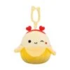 JAZWARES Squishmallow 3.5 Inch Junie The Banana With Heart Headband Valentine Plush Clip -Owl & Goose Gifts Store unnamed 13