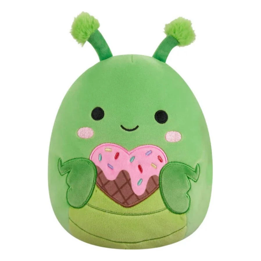 JAZWARES Squishmallow 12 Inch Trenton The Praying Mantis With Heart Ice Cream Valentine Plush Toy 3 JAZWARES Squishmallow 12 Inch Trenton The Praying Mantis With Heart Ice Cream Valentine Plush Toy