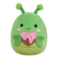 JAZWARES Squishmallow 8 Inch Trenton The Praying Mantis With Heart Ice Cream Valentine Plush Toy
