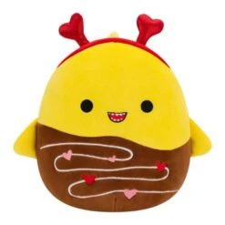 JAZWARES Squishmallow 5 Inch Chandler The Chocolate Dipped Shark Valentine Plush Toy